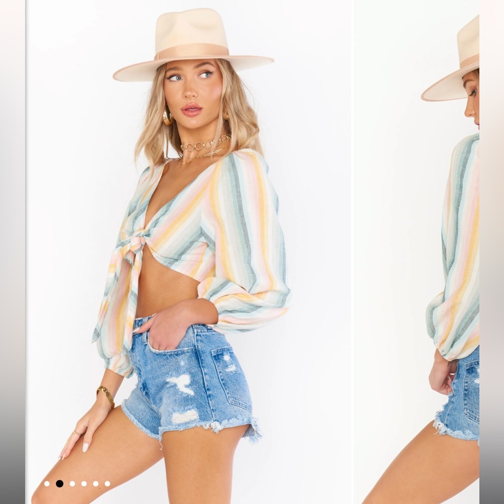 Show Me Your MuMu Lexa Top / Sunset Stripe
